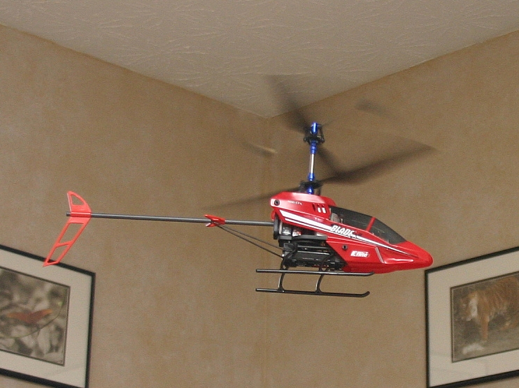 It's a helicopter (Blade CX/2)